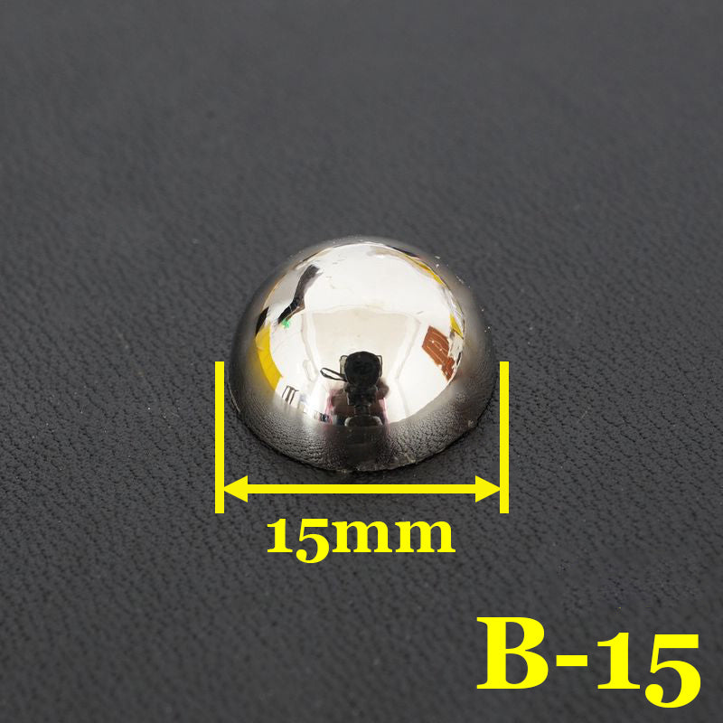 20X Leather Craft Solid Brass Screw Luggage Punk mushroom Nails studs Rivet 15mm