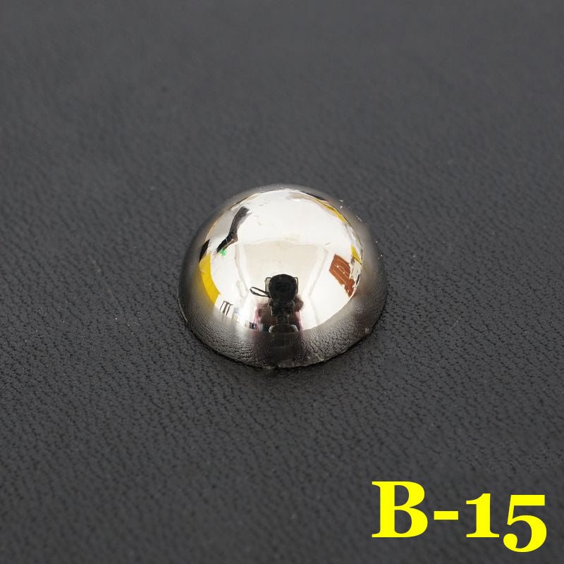 20X Leather Craft Solid Brass Screw Luggage Punk mushroom Nails studs Rivet 15mm