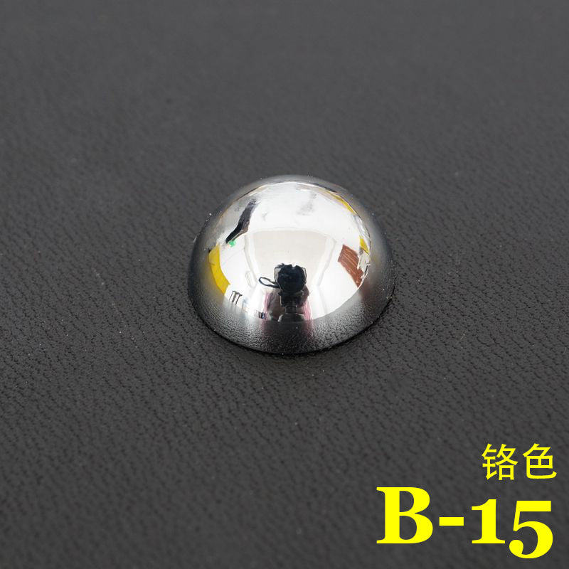 20X Leather Craft Solid Brass Screw Luggage Punk mushroom Nails studs Rivet 15mm