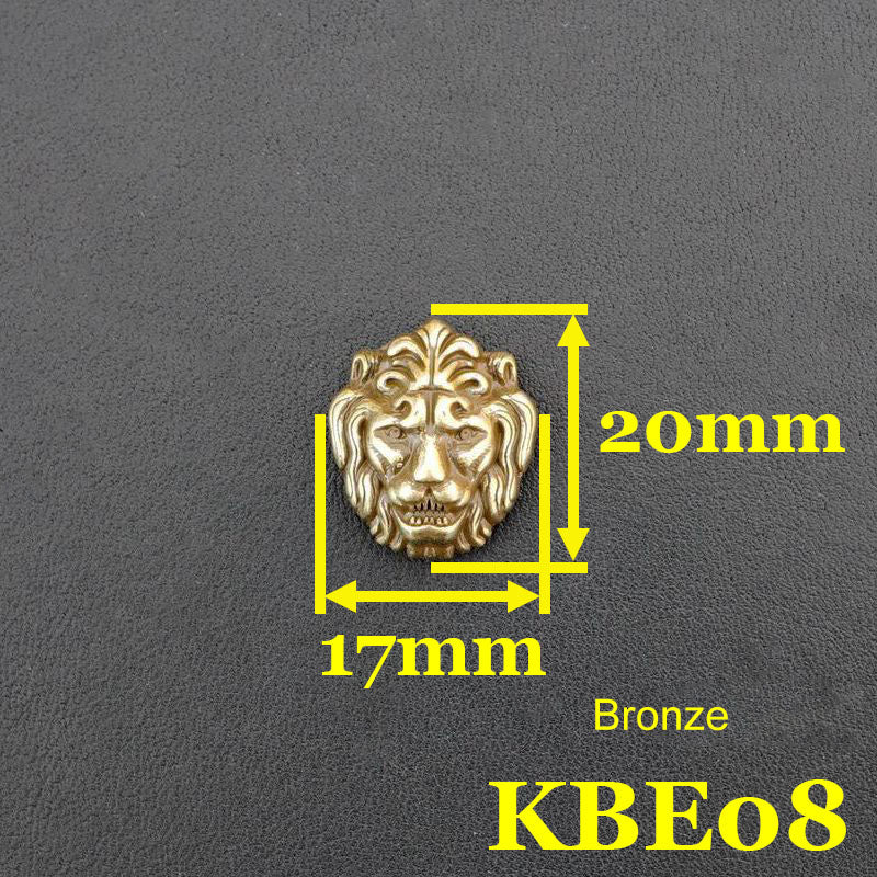 Lion typedecorative buckle Rivet StudScrew Back Wallet bag Conchos Decor diy