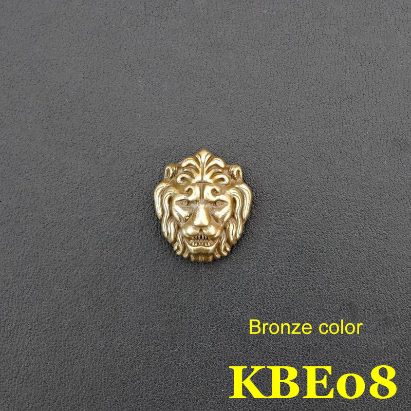 Lion typedecorative buckle Rivet StudScrew Back Wallet bag Conchos Decor diy