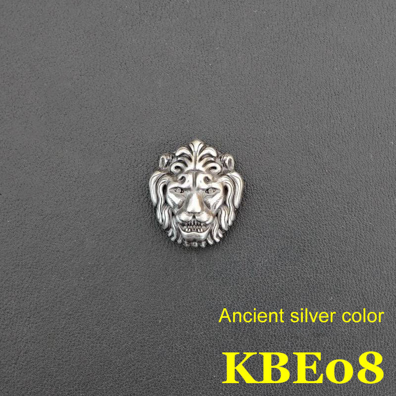 Lion typedecorative buckle Rivet StudScrew Back Wallet bag Conchos Decor diy