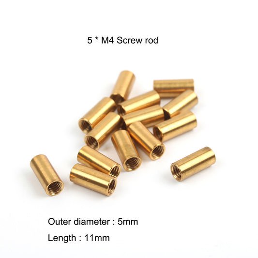 10 Flat/Round Head Screw Bolt Rivets Make Knife Handle Hex forming fastering Pin