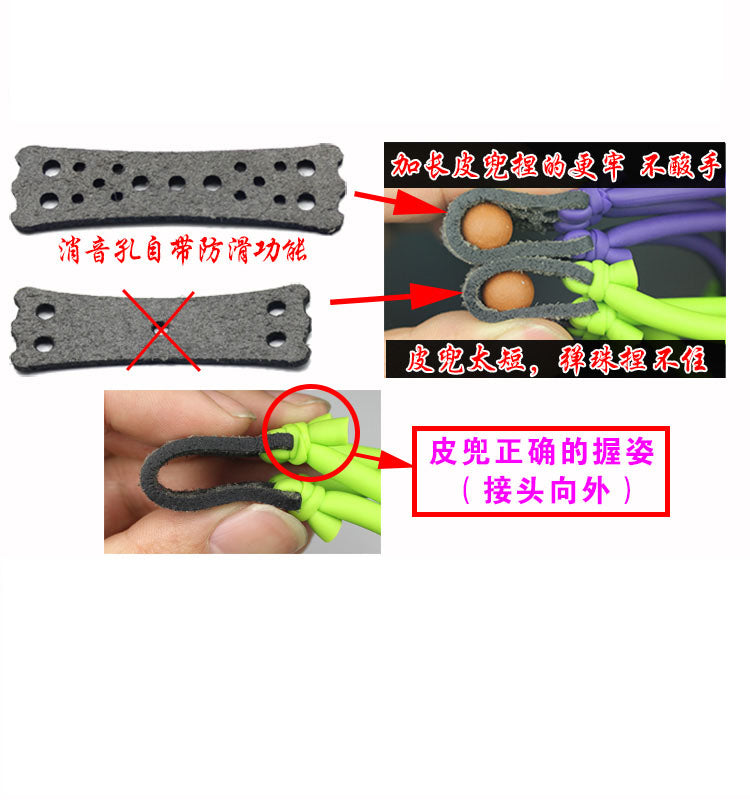 12pcs Elastic Natural Latex Rubber Band Tube for Hunting Slingshot Catapults