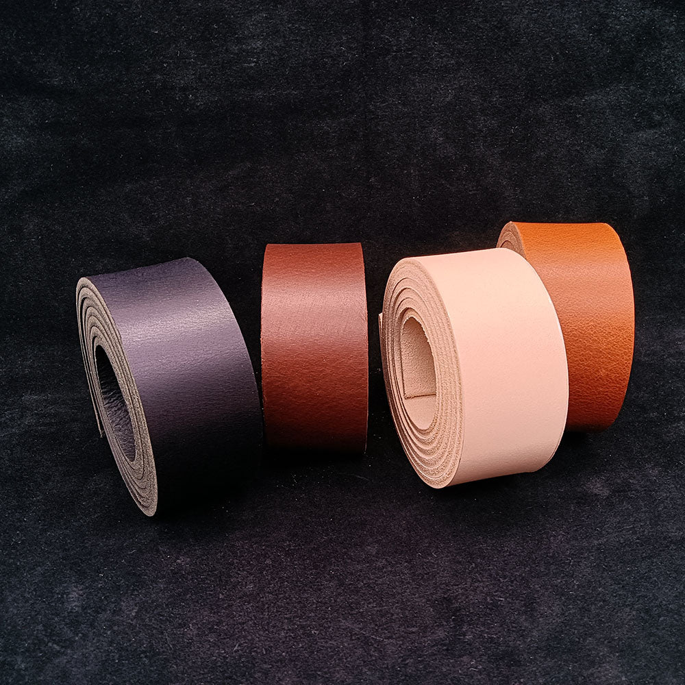 Quality Fatty Vegetable Tanned Leather Belt Blank Material Hand Craft Making DIY