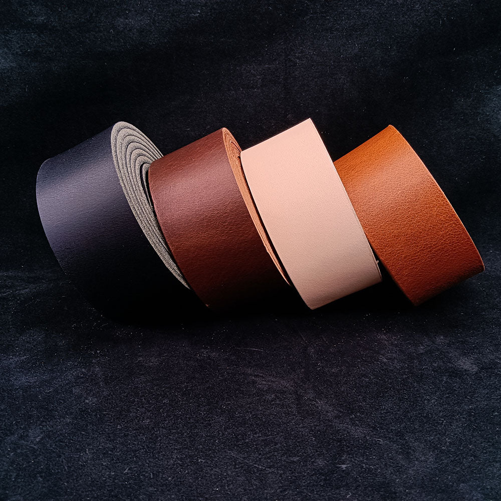 Quality Fatty Vegetable Tanned Leather Belt Blank Material Hand Craft Making DIY