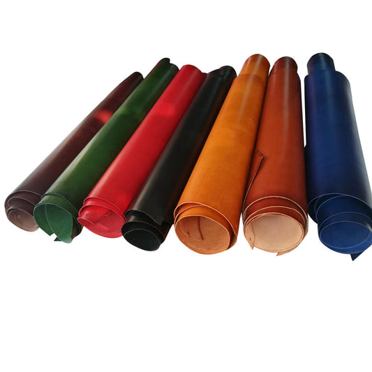 Farben pflanzlich gegerbtes Rindsleder Material glänzende Oberfläche Tochigi Stil US