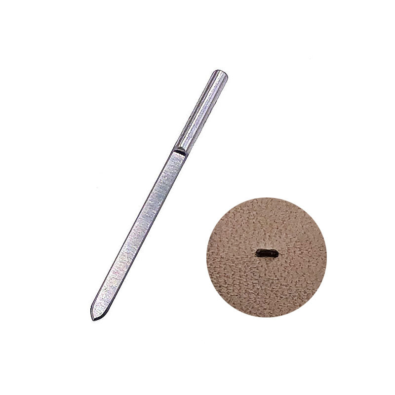 Leather Craft Ebony blackwood handle Sewing Tools Round Diamond Hexagon Awl DIY
