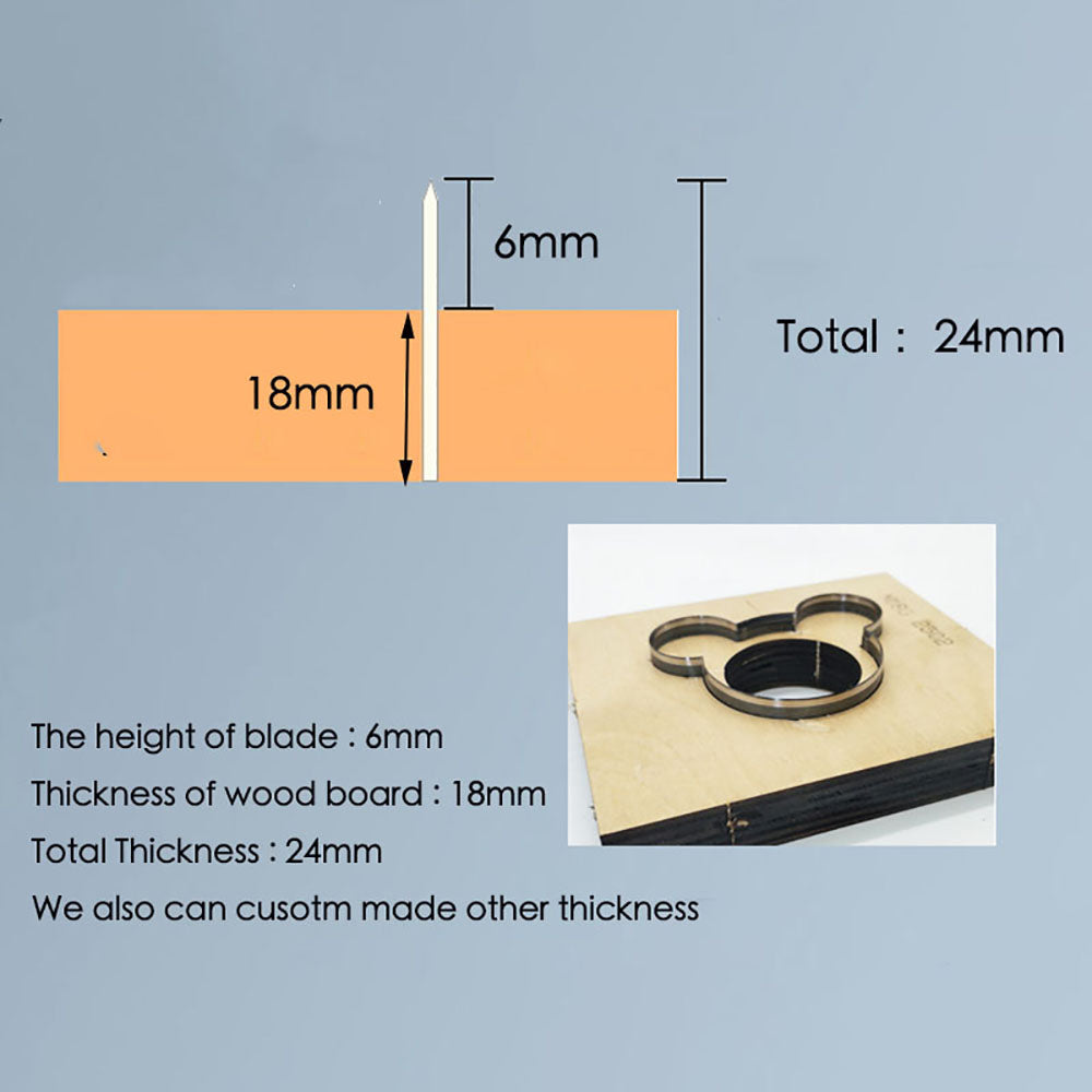 Custom made Leather cutting Die knife mould Japan steel blade Punching Tools