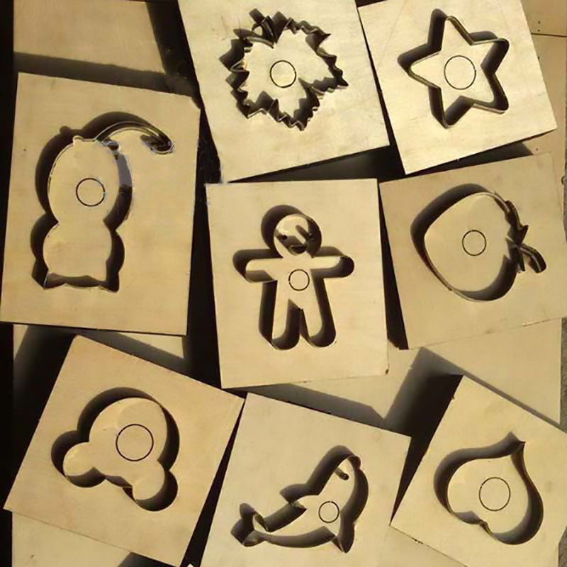 Molde para troqueles de bolsos de cuero, colgantes, cuchilla de acero japonesa, herramientas de perforación