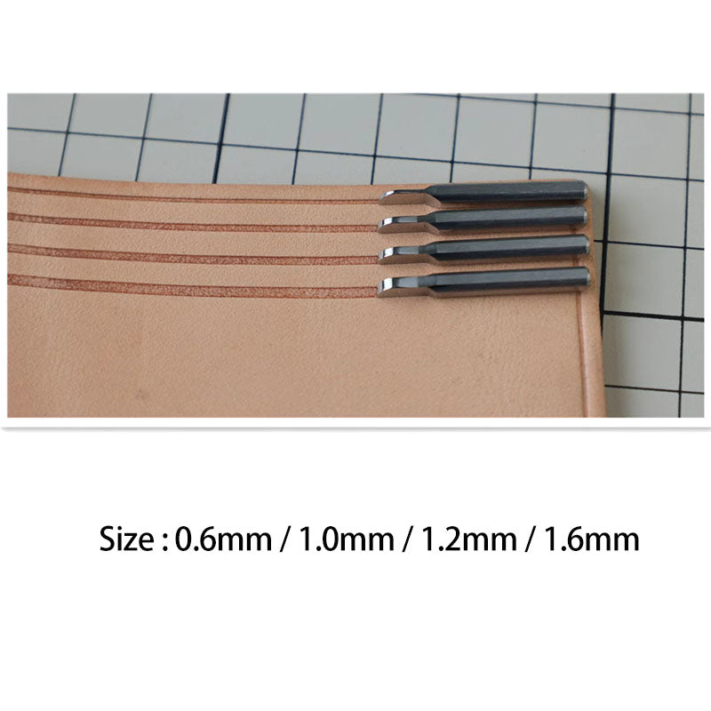 Multi function Leather Craft Edge Adjustable Press Line Groover Creaser DIY Tool Baver LeatherCraft Baver LeatherCraft (10461)