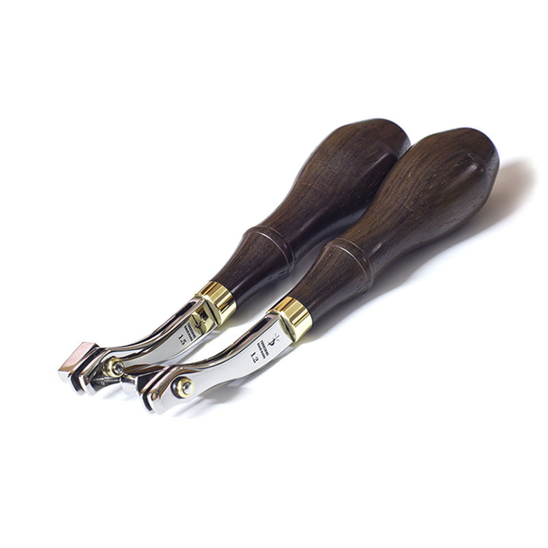Leather Carft Adjustable Stitch Line Creaser Press Edge Groover Tools Walnut