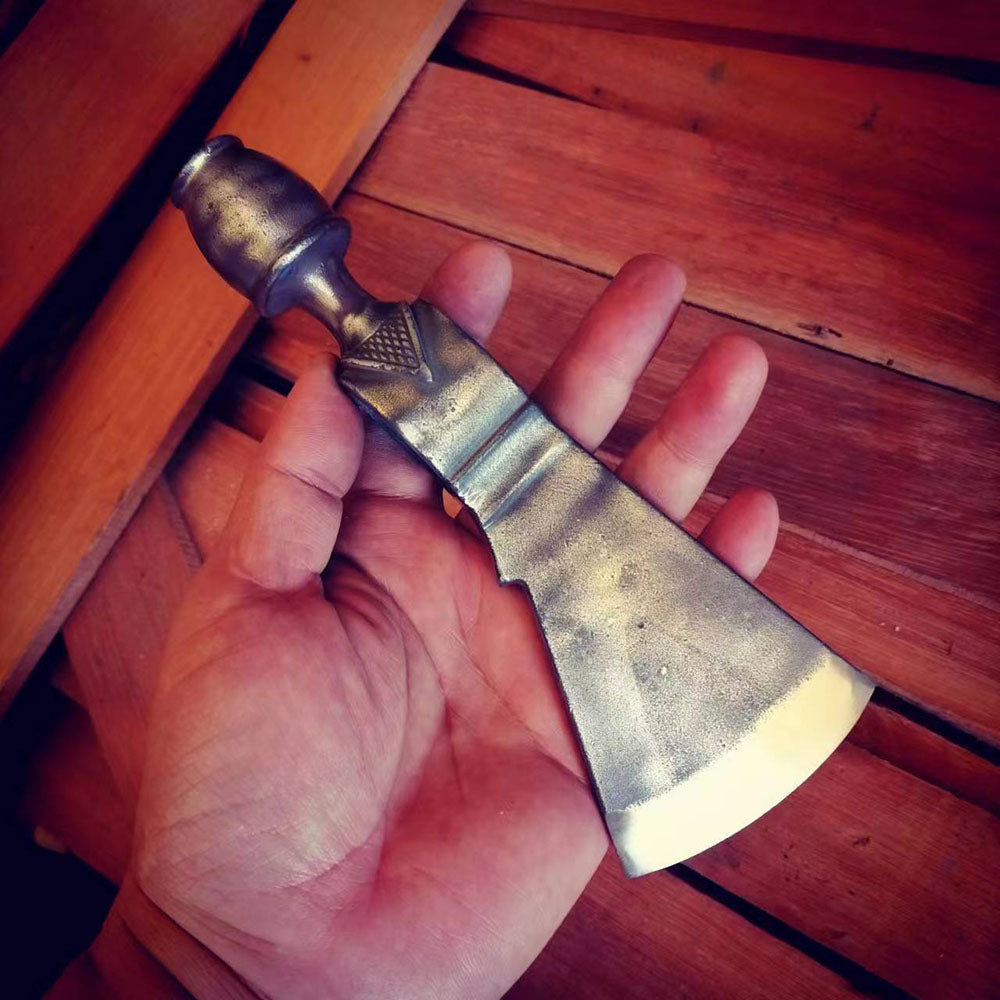 Indianer Stil Kunsthandwerk 440C Stahl handgeschmiedet Axt DIY Prop Modellierung Outdoor EDC
