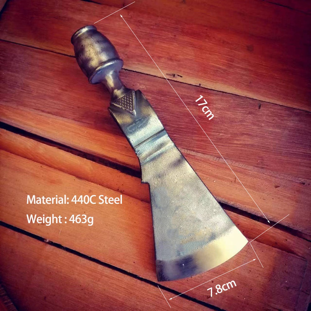 Indianer Stil Kunsthandwerk 440C Stahl handgeschmiedet Axt DIY Prop Modellierung Outdoor EDC