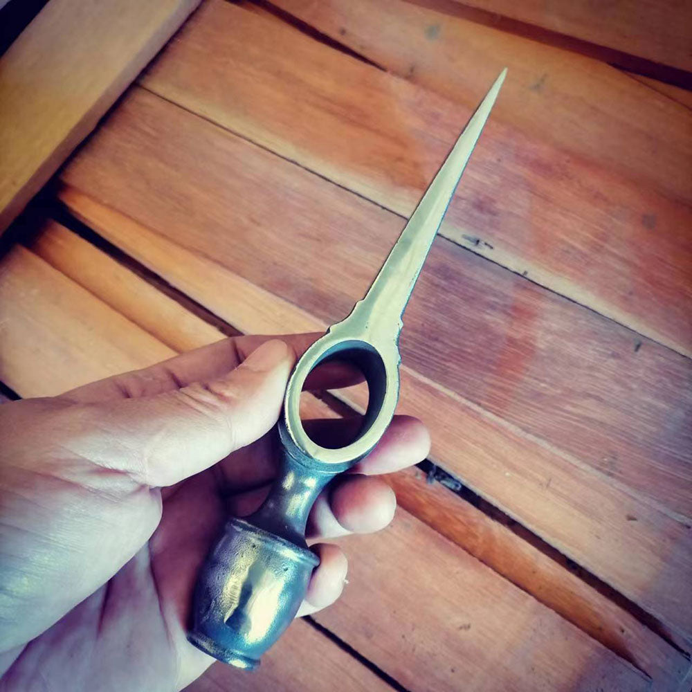 Indianer Stil Kunsthandwerk 440C Stahl handgeschmiedet Axt DIY Prop Modellierung Outdoor EDC
