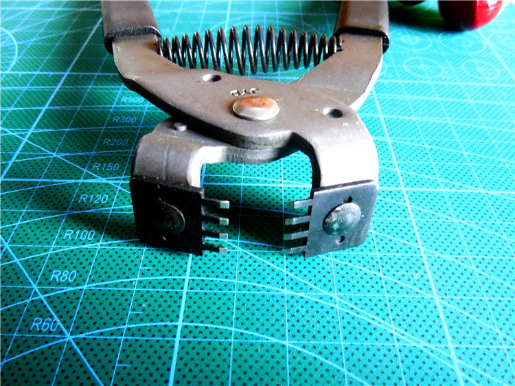 Leathercraft Pricking Iron Diamond Stitching Leather Lacing Nippers 3MM 4MM 5MM
