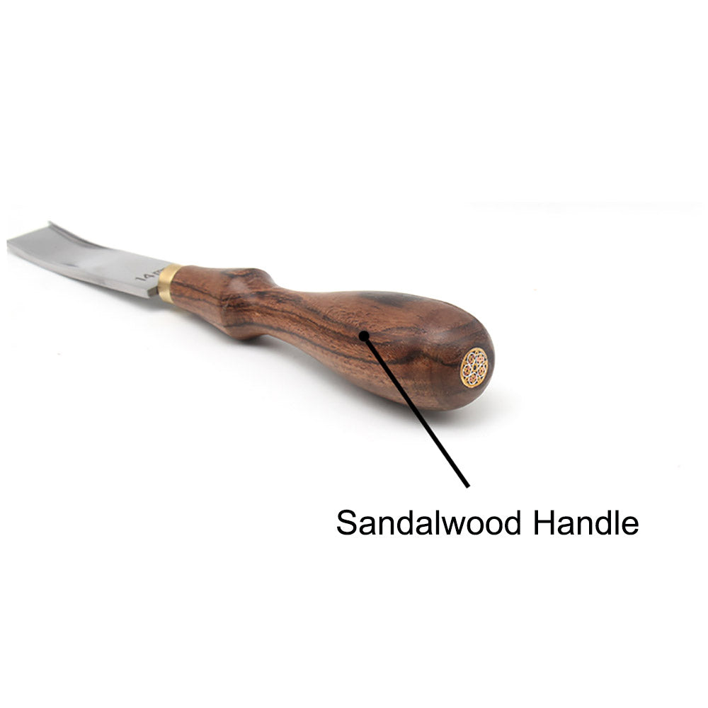 Professional Leather Craft Wide Edger Skiving Bevelers Trimming Tool Sandalwood