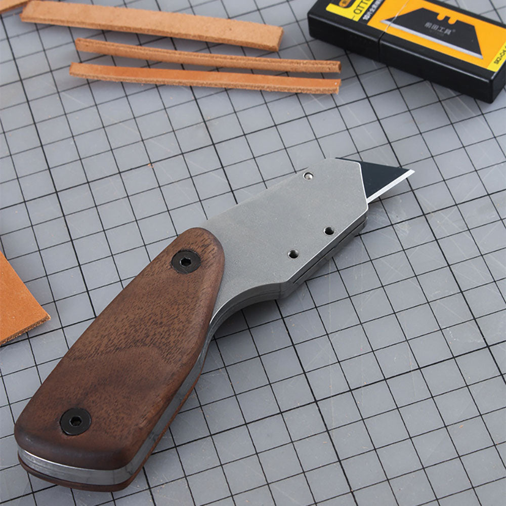 Professional Leather craft Replaceable Blade Cutter Art Utility Knife Tools