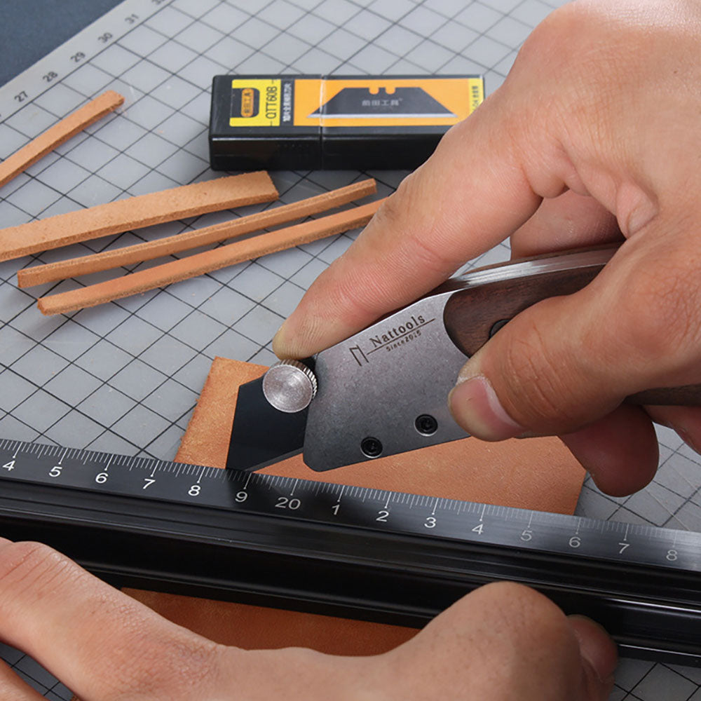 Professional Leather craft Replaceable Blade Cutter Art Utility Knife Tools