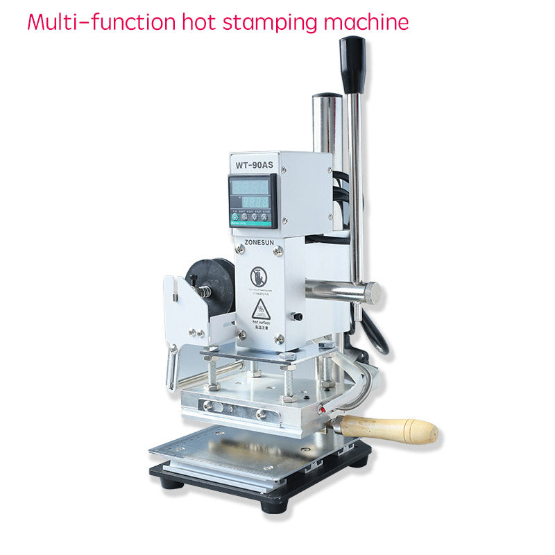 Digital Foil Stamping logo embossing Label bronzing Machine Leather Stamp heater