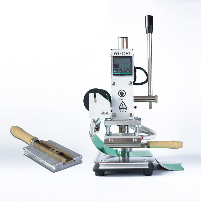 Digital Foil Stamping logo embossing Label bronzing Machine Leather Stamp heater