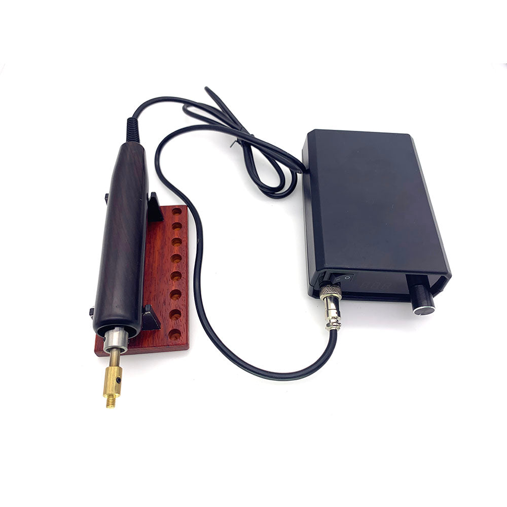 Leder Handwerk Elektrische Rillen Kanten Maschine Rand Creaser Crimper Werkzeug Set DIY