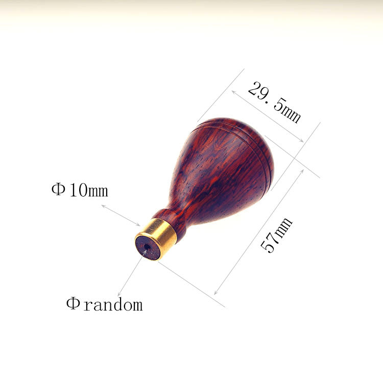 Luxury African blackwood handle for Unique leathercraft awl edge bevelers tool#3