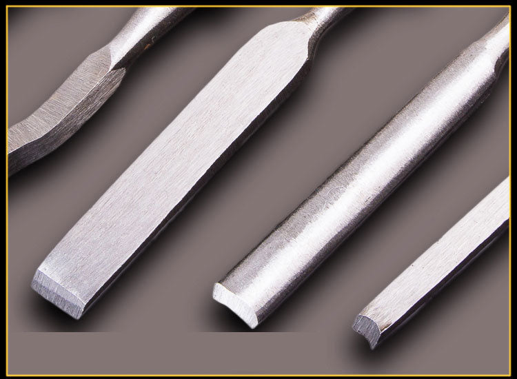 12PCS Wood Carving Hand Chisel carver/woodworking/lathe gougesTool Set Kit DIY