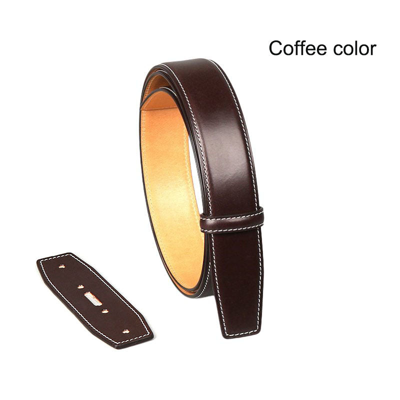 Top Vegetable Tanned Bridle Leather Belt Blank Material Hand Sewing Craft DIY