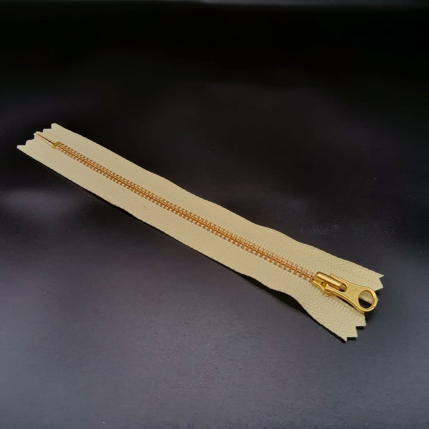 YKK NO 3# Brass Zip Zipper Closed End Metal Heavyweight Jacket Puller 20cm DIY