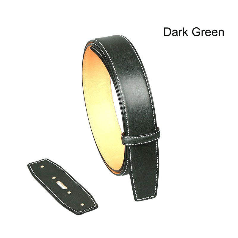 Top Vegetable Tanned Bridle Leather Belt Blank Material Hand Sewing Craft DIY