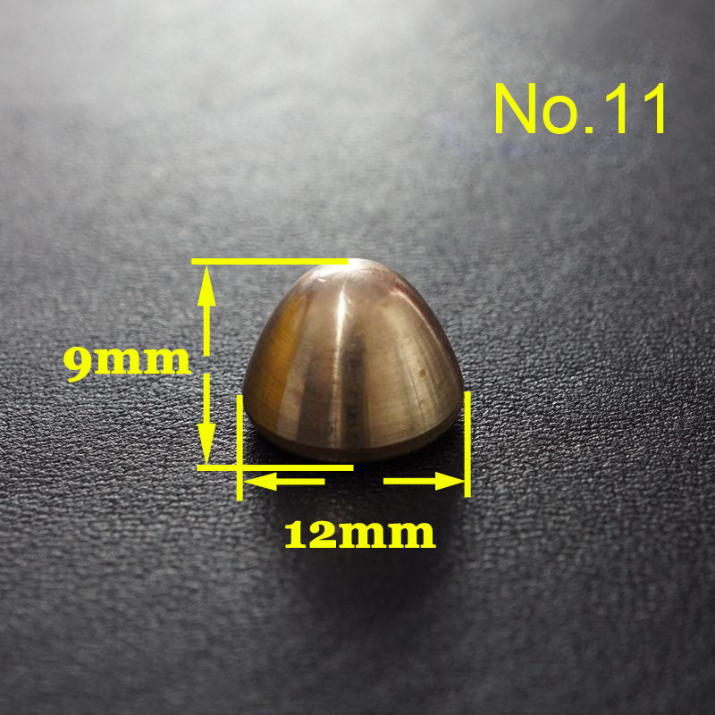 20X Leather Craft Solid Brass Screw Luggage Punk Nail Stud Rivet Accessories Leather Craft DIY Supply