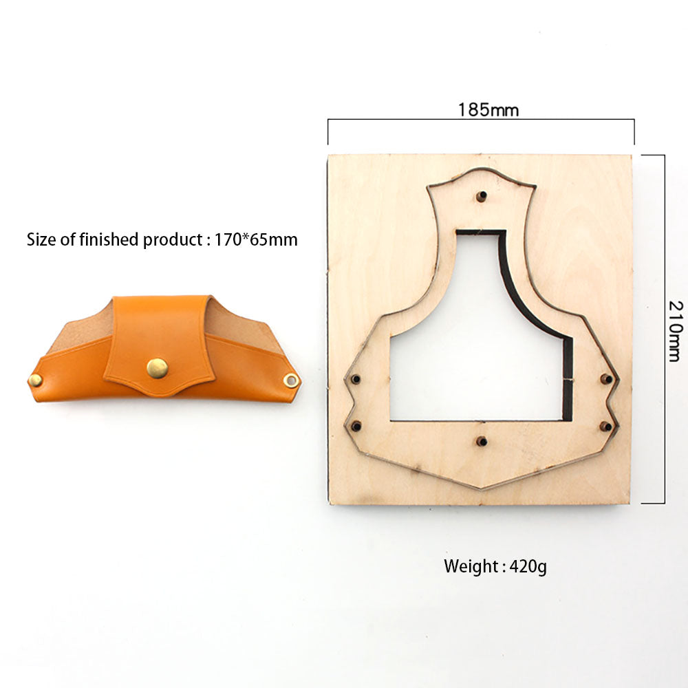 Leather Craft Glasses Key Case Lighter Cover Template Cutting mould Cutter Die