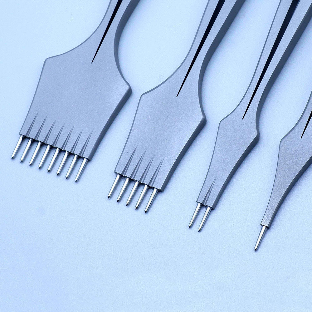 Leather Craft Round Hole Pricking Irons Stitching Lacing Punch Chisel Tool ISV