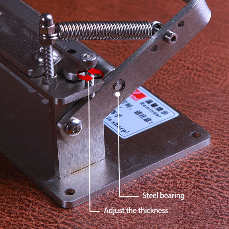 Edelstahl Leder Handwerk Ausdünnung Maschine Manuelle Schneiden Schäler DIY Werkzeuge A