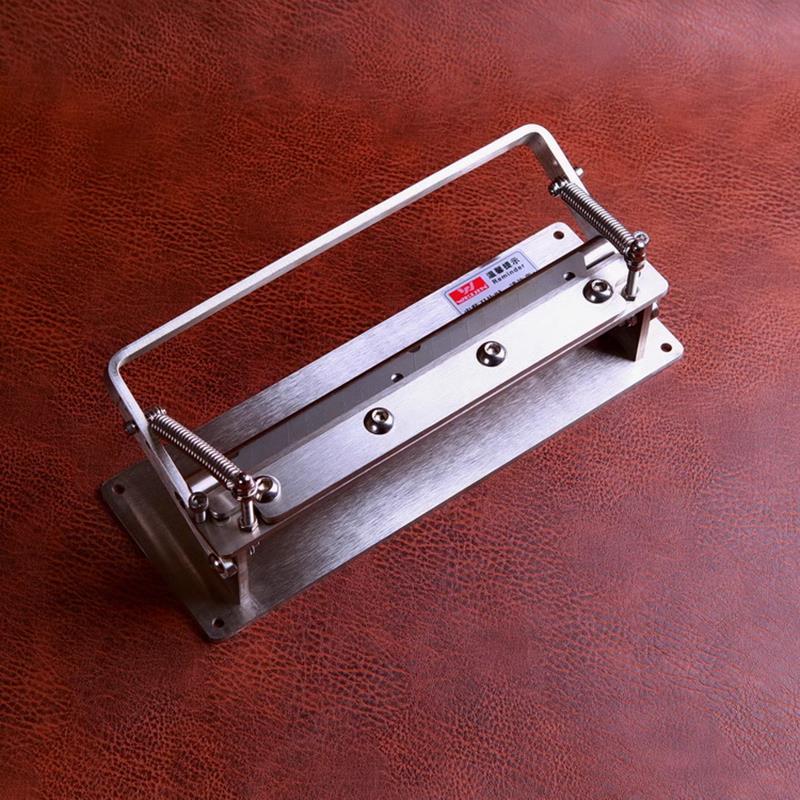 Edelstahl Leder Handwerk Ausdünnung Maschine Manuelle Schneiden Schäler DIY Werkzeuge A