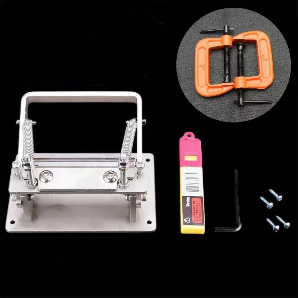 Edelstahl Leder Handwerk Ausdünnung Maschine Manuelle Schneiden Schäler DIY Werkzeuge A