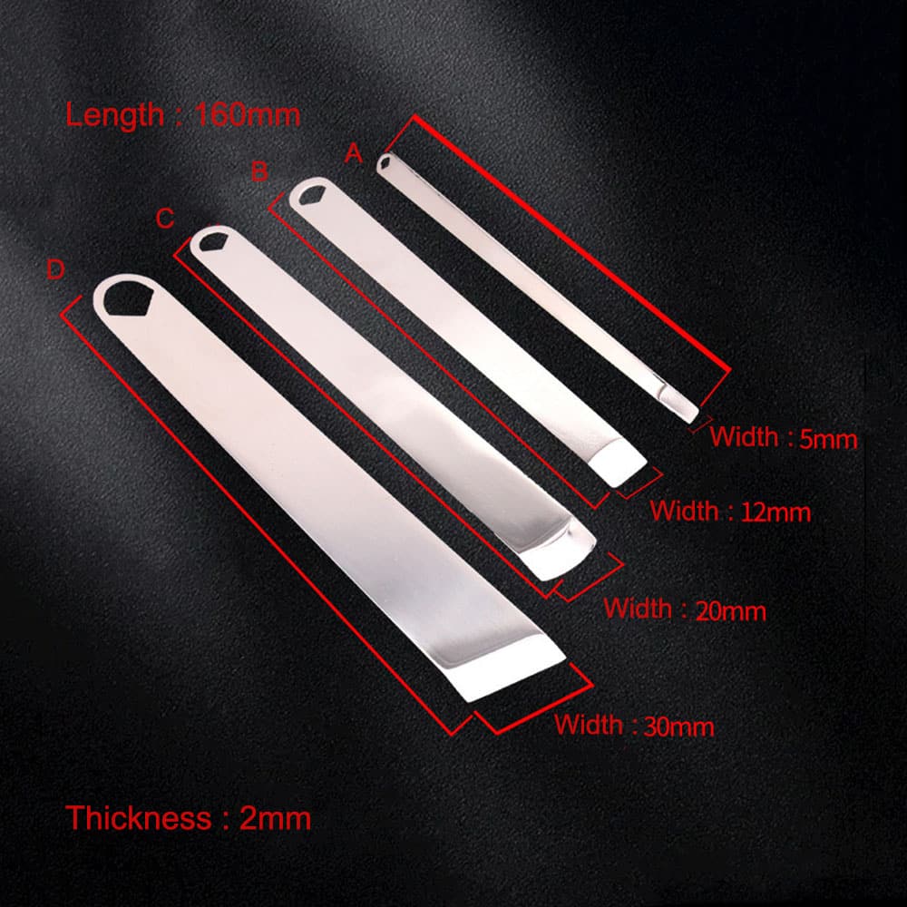 Professional Leather Craft Cutter Edger Skiving Bevelers Cr15MoV Steel Tools