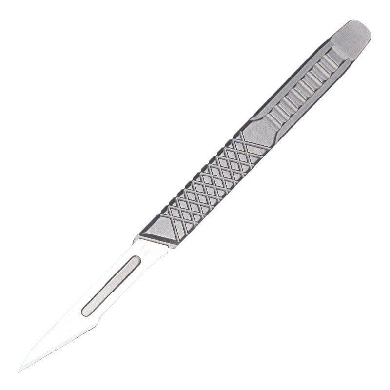 Titanium Pen Knife Paper Pocket Cutter Blade Replaceable Outdoor EDC Gift