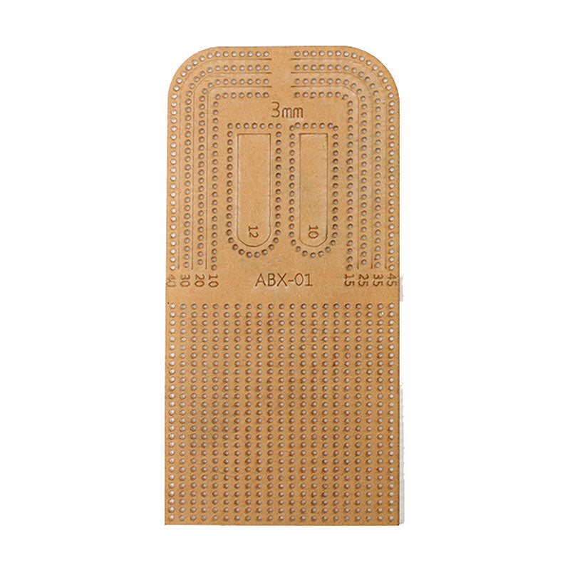 Leathercraft Acrylic Stitching Arc Gauge Chisels Spacing Ruller
