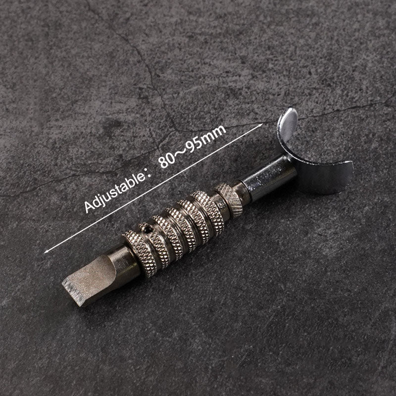 Cuchillo de tallado ajustable, cuchilla giratoria para cortar cuero, herramienta para trabajar la piel