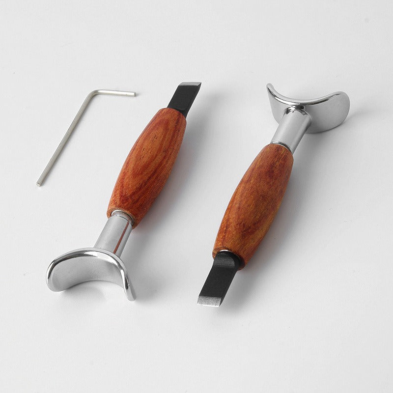 Cuchillo de tallado ajustable, cuchilla giratoria para cortar cuero, herramienta para trabajar la piel