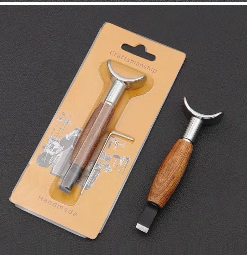 Cuchillo de tallado ajustable, cuchilla giratoria para cortar cuero, herramienta para trabajar la piel