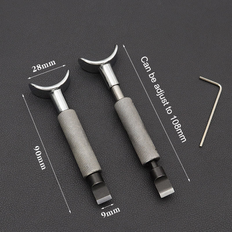Cuchillo de tallado ajustable, cuchilla giratoria para cortar cuero, herramienta para trabajar la piel