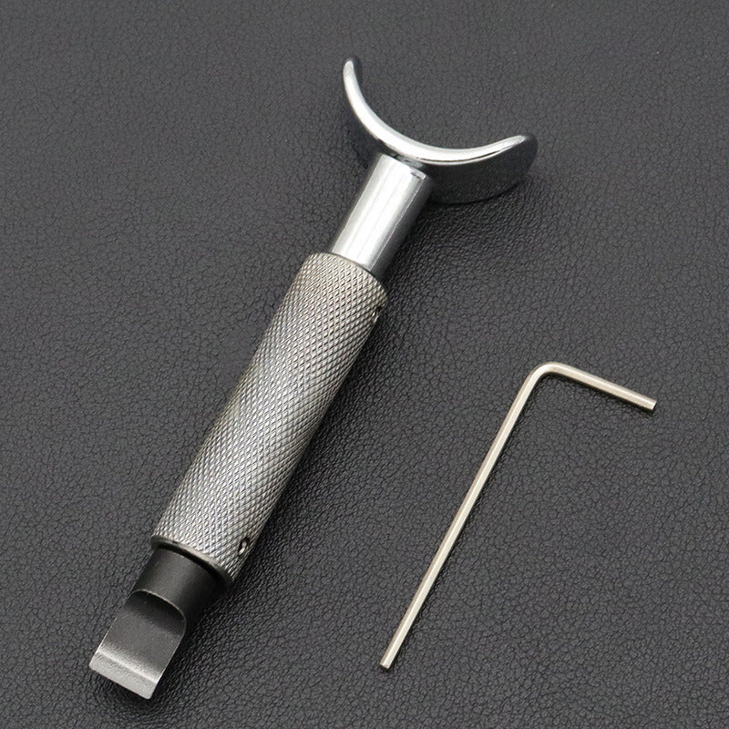 Cuchillo de tallado ajustable, cuchilla giratoria para cortar cuero, herramienta para trabajar la piel