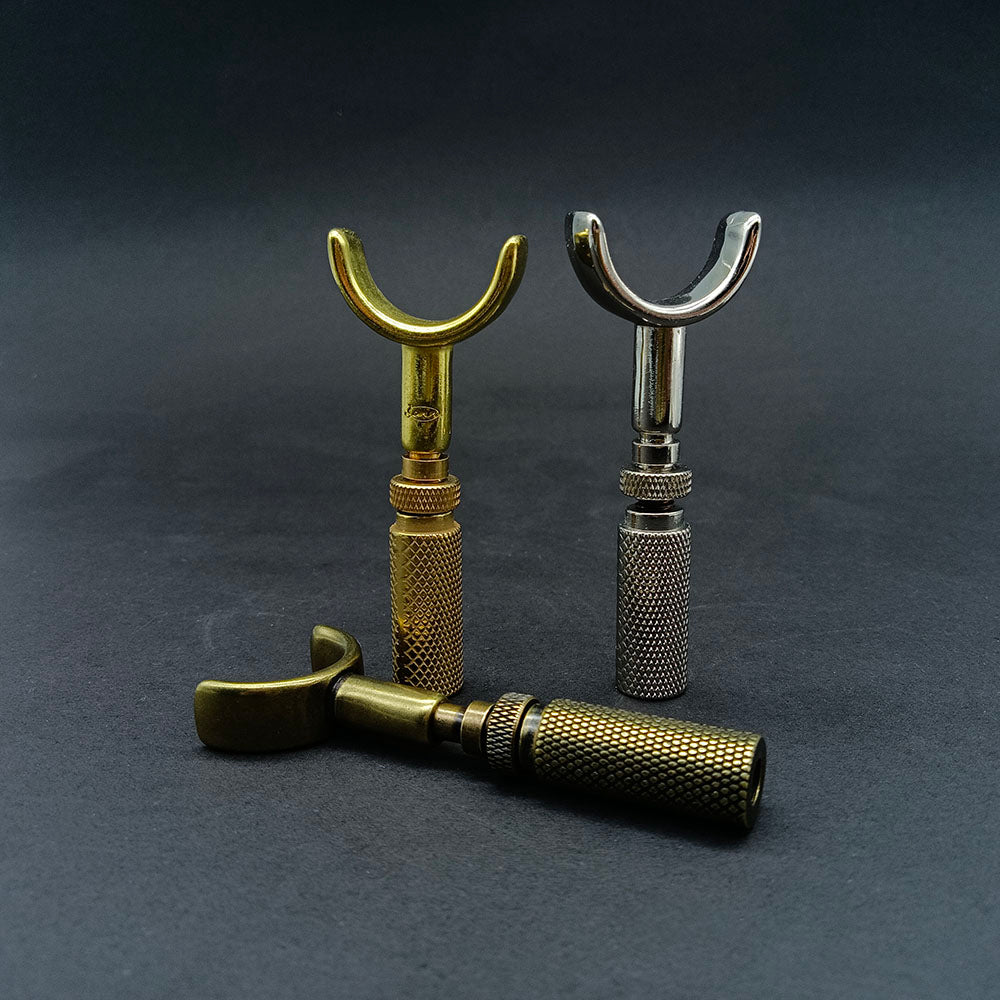 Cuchillo de tallado giratorio ajustable con doble cojinete de metal, cuchilla de corte, herramientas para artesanía en cuero