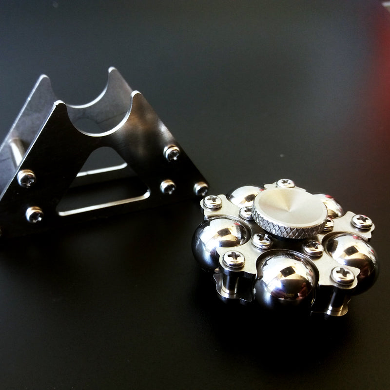Fähren Rad Dekoration Edelstahl Fidget Hand Spinner Finger EDC Spielzeug DIY