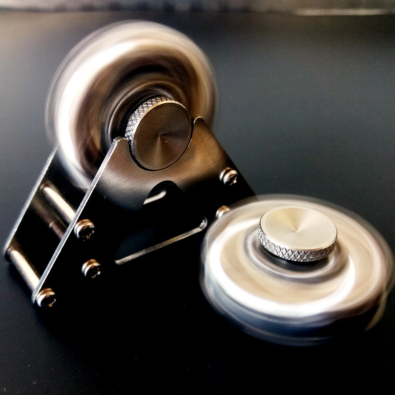 Fähren Rad Dekoration Edelstahl Fidget Hand Spinner Finger EDC Spielzeug DIY