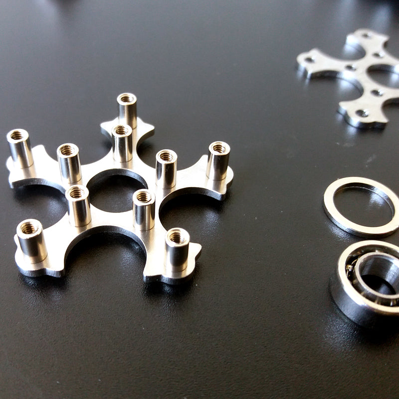 Fähren Rad Dekoration Edelstahl Fidget Hand Spinner Finger EDC Spielzeug DIY