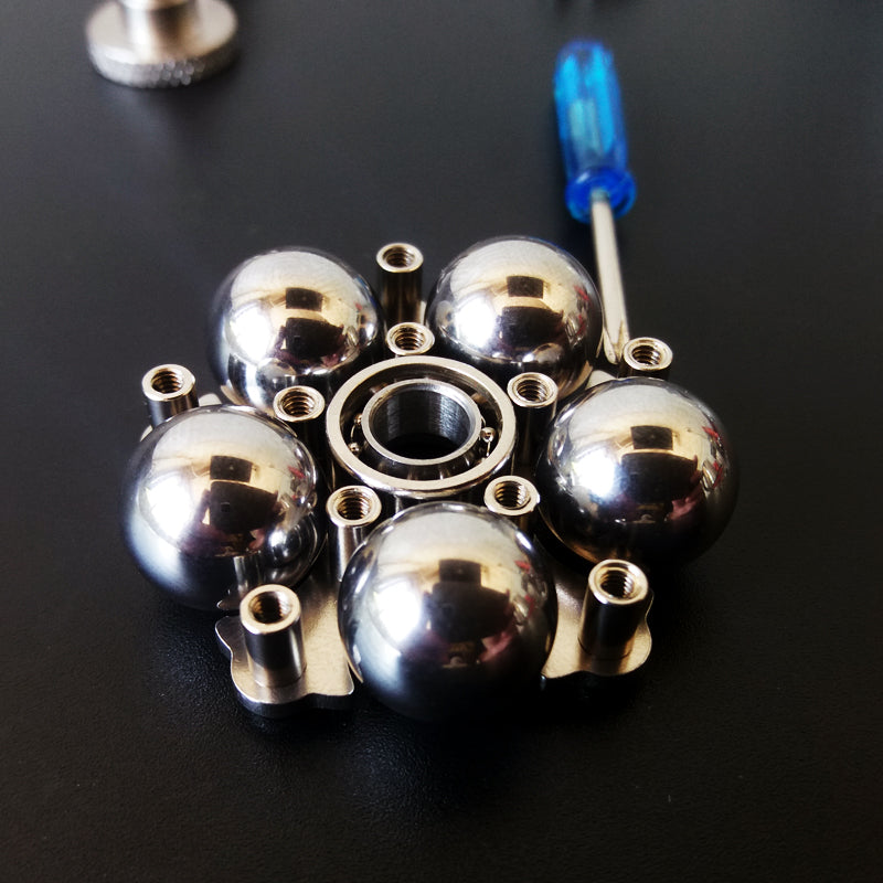 Fähren Rad Dekoration Edelstahl Fidget Hand Spinner Finger EDC Spielzeug DIY
